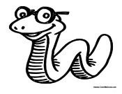 Worm with Glasses
