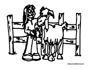Girl at the Petting Zoo 2