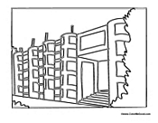 Apartment City Buildings