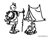 Nature and Outdoors Coloring Pages