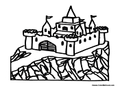 Buildings Coloring Pages