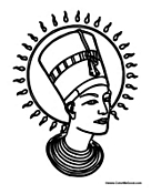 Egyptian Queen with Sun