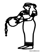 Egyptian Pouring Water
