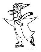 Antarctic Penguin Skating