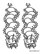 Two Chinese Dragons