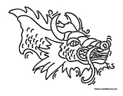 Chinese Dragon Head