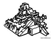 Central American Temple