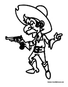Old Western Cowboy