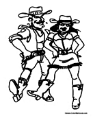 Western Couple Dancing