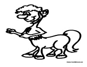 Cartoon Centaur
