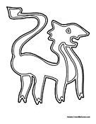 Basic Dragon Outline