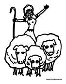 Little Bo Peep and Sheep