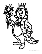 King with Light Staff