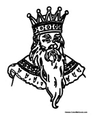 Old King with Long Beard