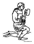 Knight with Axe