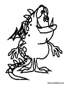 Funny Dragon Monster