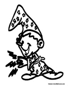Wizard Boy with Lightning