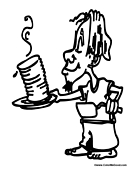 Hippie with Pancakes