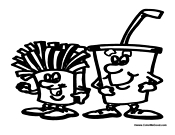 Cartoon Fries and Coke