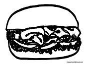 Hamburger Sandwich