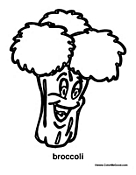 Cartoon Broccoli