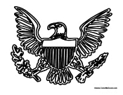 Patriotic Eagle Symbol