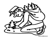 Man Planting Baby Trees