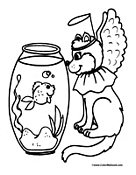 Angel Coloring Page 4