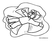 Angel Coloring Page 6