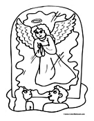 Angel Coloring Page 11
