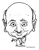 Cartoon Angel Coloring Page