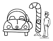 Candy Cane Coloring Page 3