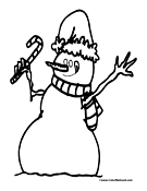 Candy Cane Coloring Page 7