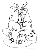 Reindeer Christmas Tree