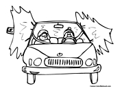 Christmas Tree in Car