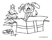 Puppy Dog Christmas Present