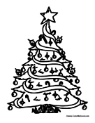 Christmas Tree with Big Star