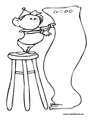 Elf Coloring Page 6