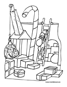 Elf Coloring Page 10