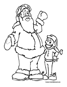 Elf Coloring Page 11