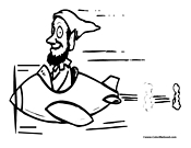 Elf Coloring Page 14