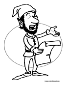 Elf Coloring Page 15