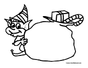 Elf Coloring Page 18