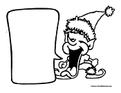 Elf Coloring Page 19