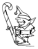 Elf Coloring Page 23