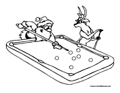 Reindeer Coloring Page 8