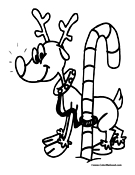 Reindeer Coloring Page 13