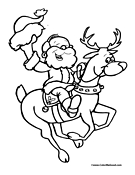 Reindeer Coloring Page 18