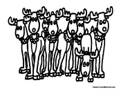 Eight Reindeer
