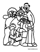 Family Picture with Santa